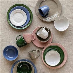 Juliska Puro Modern Classic Blush Ceramic 4 Piece Place Setting|