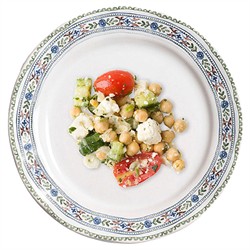 Juliska Villa Seville French Country Chambray Floral Ceramic Salad Plate|