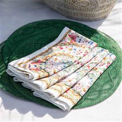 Juliska Tuileries Garden French Country Basil Woven Abaca Placemat|