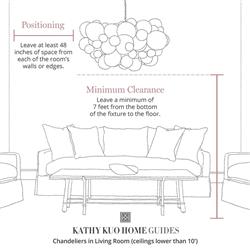 Clay French Distressed Vintage Gold Iron Column Chandelier - Large|