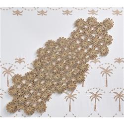 Flores Coastal Beach Natural Handwoven Wheat Grass Runner|