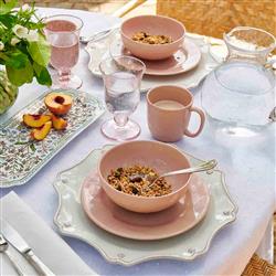 Juliska Provence French Country Blush Glass Goblet|