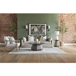 Courtney Modern Classic Brown Wood Round Pedestal Side End Table|