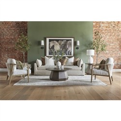 Courtney Modern Classic Brown Wood Round Pedestal Side End Table|