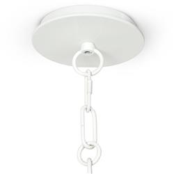 Palecek Miramar Coastal Beach Chalk White Rattan Chandelier|