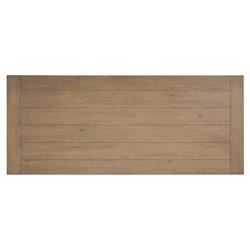 Camilla Rustic Lodge Brown Oak Rectangular Dining Table - 86"W|