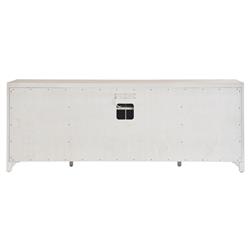 Carter Coastal Beach White Sand Oak Blue Seagrass Sideboard|