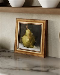 Freya French Yellow Fruit Gold Frame Painting 8 - 13x13|