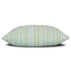 Kaleidoscope Coastal Spring Green Indoor Outdoor Throw Pillow - 20x20|