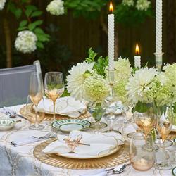 Flutter Champagne Butterfly Gold Metal Napkin Ring - Set of 4|