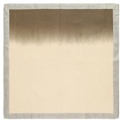 Dip Dye Modern Classic Brown Linen Napkin - Set of 4|