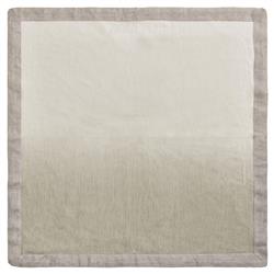 Dip Dye Modern Classic Silver Linen Napkin - Set of 4|