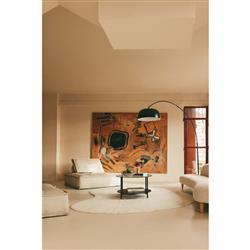 Silhouette Modern Cream Wool Bean Washable Solid Rug - 4'11"x5'11"|