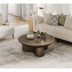 Miles French Country Gold Aluminum Candle Holder - Set of 2|