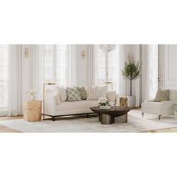 Miles French Country Gold Aluminum Candle Holder - Set of 2|