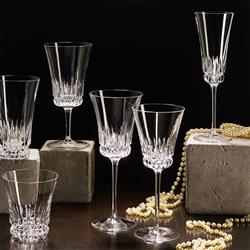Grand Royal Hollywood Regency Crystal Glass Highball - Set of 2|