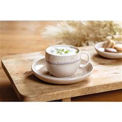 Perlemor Coastal Beach Beige Porcelain Dip Bowl|