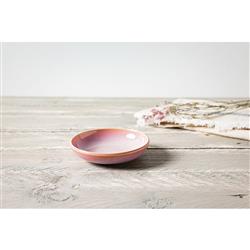 Perlemor Coastal Beach Coral Pink Porcelain Dip Bowl|