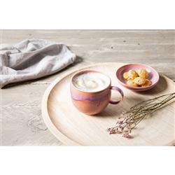 Perlemor Coastal Beach Coral Pink Porcelain Dip Bowl|