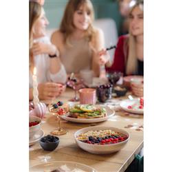 Perlemor Coastal Beach Beige Porcelain Rice Bowl|