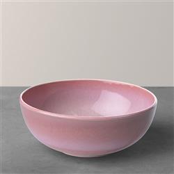 Perlemor Coastal Beach Coral Pink Porcelain Rice Bowl|