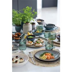 Perlemor Coastal Beach Beige Porcelain Pasta Bowl|