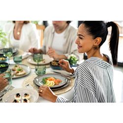 Perlemor Coastal Beach Beige Porcelain Pasta Bowl|