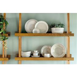 Perlemor Coastal Beach Beige Porcelain Pasta Bowl|