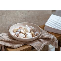 Perlemor Coastal Beach Beige Porcelain Pasta Bowl|