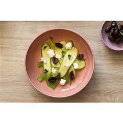 Perlemor Coastal Beach Coral Pink Porcelain Pasta Bowl|