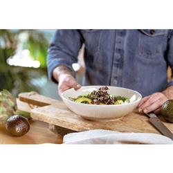 Perlemor Coastal Beach Beige Porcelain Dinner Bowl|