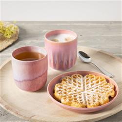 Perlemor Coastal Beach Coral Pink Porcelain Dinner Bowl|