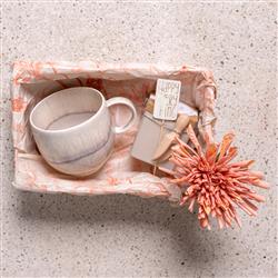 Perlemor Coastal Beach Beige Porcelain Mug|