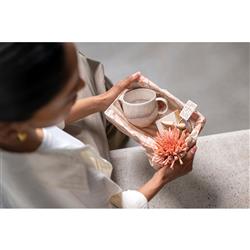 Perlemor Coastal Beach Beige Porcelain Mug|