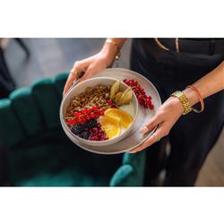 Perlemor Coastal Beach Beige Porcelain Dinner Plate|