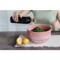 Perlemor Coastal Beach Coral Pink Porcelain Serving Bowl|