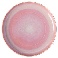 Perlemor Coastal Beach Coral Pink Porcelain Dinner Plate|