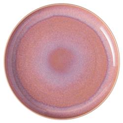 Perlemor Coastal Beach Coral Pink Porcelain Dinner Plate|