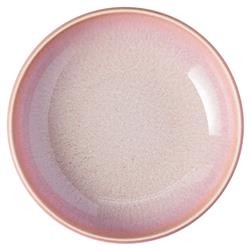 Perlemor Coastal Beach Coral Pink Porcelain Salad Plate|