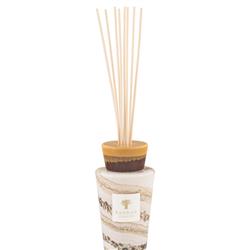 Baobab Collection Sand Siloli Beige Glass Natural Rattan Totem Diffuser - Small|