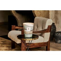 Baobab Collection Sand Sonora Celadon Green Glass Scented Candle - Small|