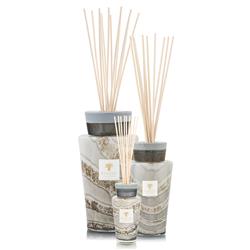 Baobab Collection Sand Atacama Grey Glass Natural Rattan Totem Diffuser - Small|
