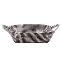 Pigeon and Poodle Roslyn White Woven Grey Seagrass Basket - Set of 2|