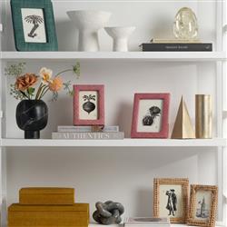 Pigeon and Poodle Meribel Coastal Natural Woven Bamboo Picture Frame - 4x6|