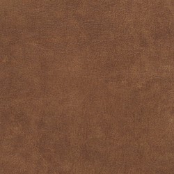 Madeline French Country Cocoa Brown Upholstered Leather Casters Arm Chair|