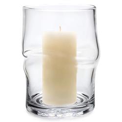 Simon Pearce Ascutney Twist Modern Classic Glass Hurricane Candleholder|