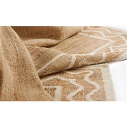 Fineas Coastal Beach Natural Patterned Jute Rug - 3'6"x5'6"|