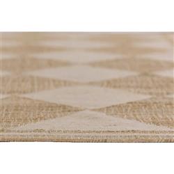 Nash Modern Classic Natural Jute Diamond Patterned Rug - 3'6"x5'6"|