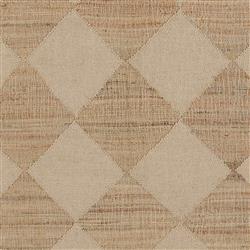 Nash Modern Classic Natural Jute Diamond Patterned Rug - 3'6"x5'6"|
