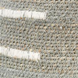 Timothy Coastal Beach Grey Blue Seagrass Floor Basket|